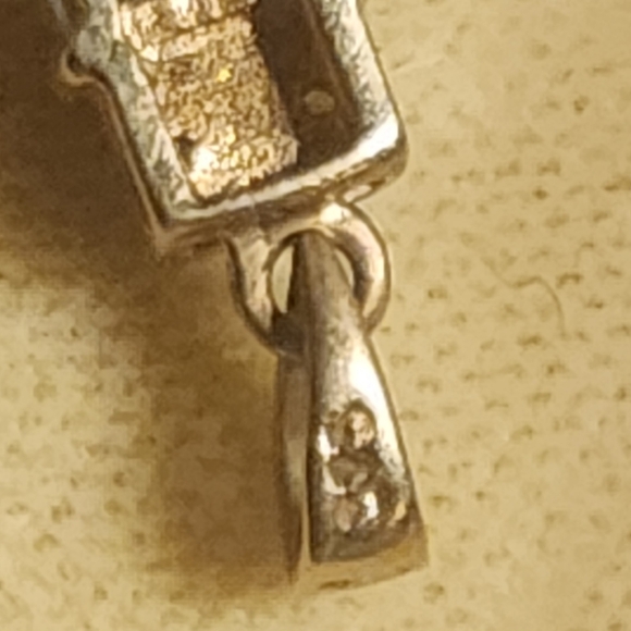 Mystic Topaz  with diamond accent 14kt Gold Pendant - Picture 8 of 13